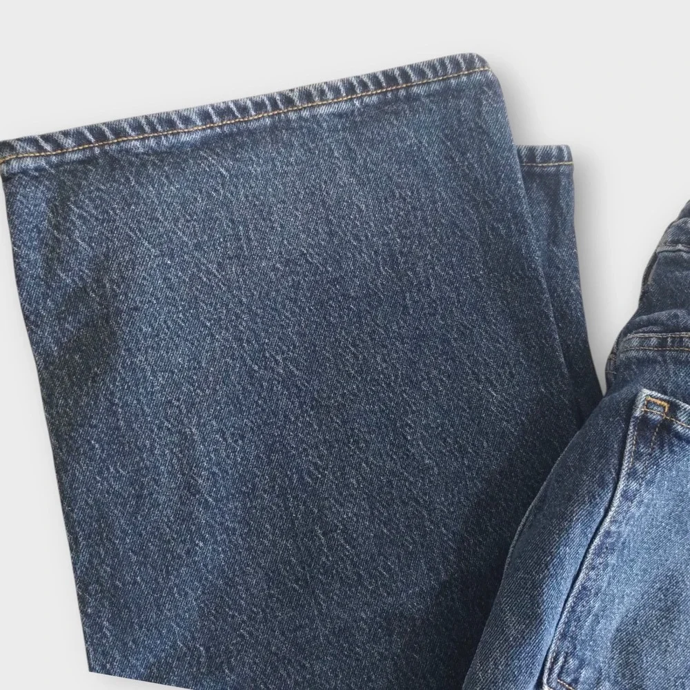 Old Navy Wide Leg Jeans Womens Sz 12 Extra High Rise Sky Hi Denim Blue Classic - Picture 4 of 9